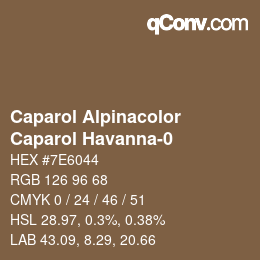 カラーコード: Caparol Alpinacolor - Caparol Havanna-0 | qconv.com