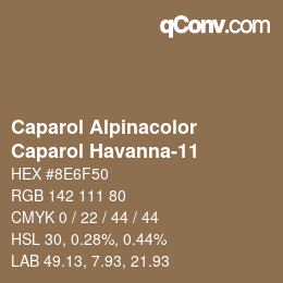 Code couleur: Caparol Alpinacolor - Caparol Havanna-11 | qconv.com