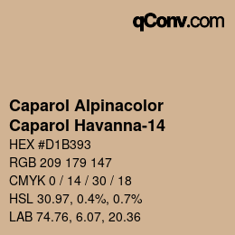 カラーコード: Caparol Alpinacolor - Caparol Havanna-14 | qconv.com