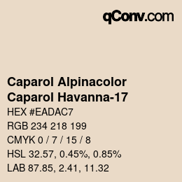 カラーコード: Caparol Alpinacolor - Caparol Havanna-17 | qconv.com