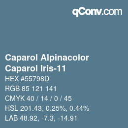 カラーコード: Caparol Alpinacolor - Caparol Iris-11 | qconv.com