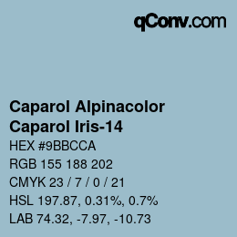 カラーコード: Caparol Alpinacolor - Caparol Iris-14 | qconv.com