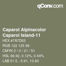 Code couleur: Caparol Alpinacolor - Caparol Island-11 | qconv.com