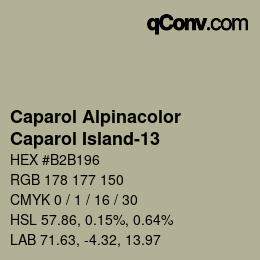 カラーコード: Caparol Alpinacolor - Caparol Island-13 | qconv.com