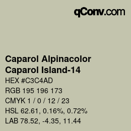 颜色代码: Caparol Alpinacolor - Caparol Island-14 | qconv.com