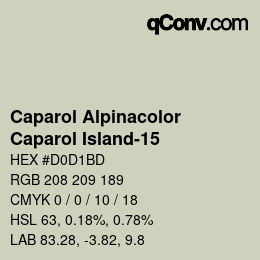 颜色代码: Caparol Alpinacolor - Caparol Island-15 | qconv.com