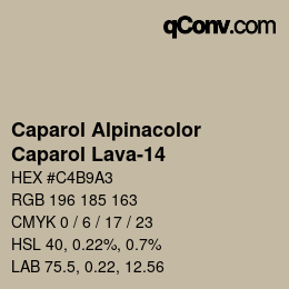 Farbcode: Caparol Alpinacolor - Caparol Lava-14 | qconv.com