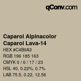 Code couleur: Caparol Alpinacolor - Caparol Lava-14 | qconv.com