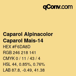 カラーコード: Caparol Alpinacolor - Caparol Mais-14 | qconv.com