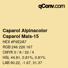 颜色代码: Caparol Alpinacolor - Caparol Mais-15 | qconv.com