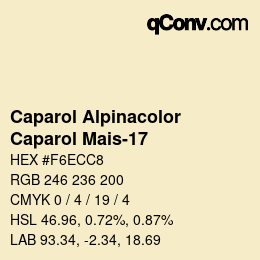 Código de color: Caparol Alpinacolor - Caparol Mais-17 | qconv.com