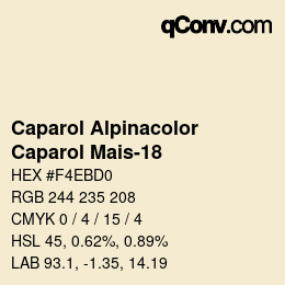 颜色代码: Caparol Alpinacolor - Caparol Mais-18 | qconv.com