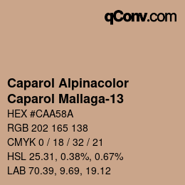 Código de color: Caparol Alpinacolor - Caparol Mallaga-13 | qconv.com