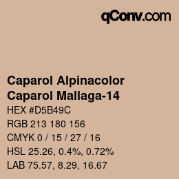 Código de color: Caparol Alpinacolor - Caparol Mallaga-14 | qconv.com