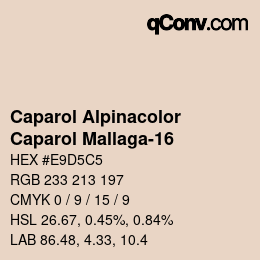 Código de color: Caparol Alpinacolor - Caparol Mallaga-16 | qconv.com