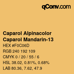 颜色代码: Caparol Alpinacolor - Caparol Mandarin-13 | qconv.com
