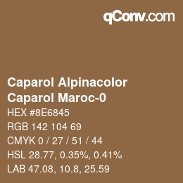 カラーコード: Caparol Alpinacolor - Caparol Maroc-0 | qconv.com