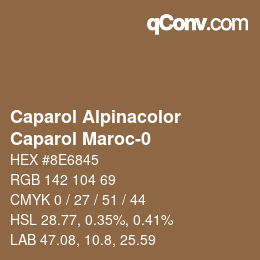 颜色代码: Caparol Alpinacolor - Caparol Maroc-0 | qconv.com