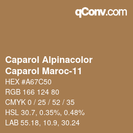 颜色代码: Caparol Alpinacolor - Caparol Maroc-11 | qconv.com