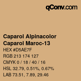颜色代码: Caparol Alpinacolor - Caparol Maroc-13 | qconv.com