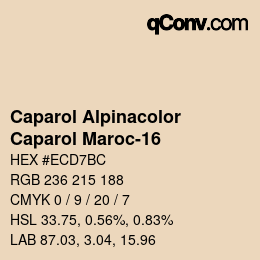 Color code: Caparol Alpinacolor - Caparol Maroc-16 | qconv.com