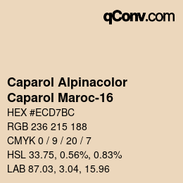 颜色代码: Caparol Alpinacolor - Caparol Maroc-16 | qconv.com