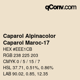 Code couleur: Caparol Alpinacolor - Caparol Maroc-17 | qconv.com