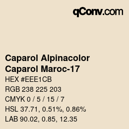 颜色代码: Caparol Alpinacolor - Caparol Maroc-17 | qconv.com