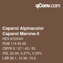 カラーコード: Caparol Alpinacolor - Caparol Marone-0 | qconv.com