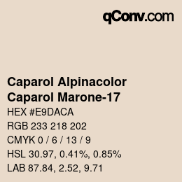 颜色代码: Caparol Alpinacolor - Caparol Marone-17 | qconv.com