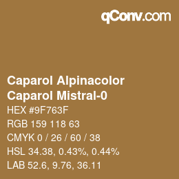 カラーコード: Caparol Alpinacolor - Caparol Mistral-0 | qconv.com