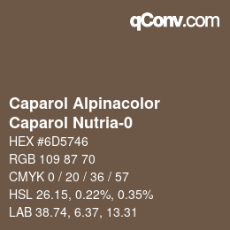 カラーコード: Caparol Alpinacolor - Caparol Nutria-0 | qconv.com