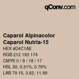 カラーコード: Caparol Alpinacolor - Caparol Nutria-15 | qconv.com