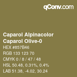 Código de color: Caparol Alpinacolor - Caparol Olive-0 | qconv.com