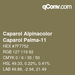 颜色代码: Caparol Alpinacolor - Caparol Palma-11 | qconv.com