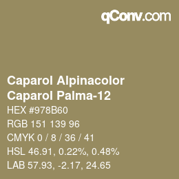 Farbcode: Caparol Alpinacolor - Caparol Palma-12 | qconv.com