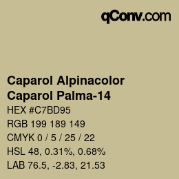 Farbcode: Caparol Alpinacolor - Caparol Palma-14 | qconv.com