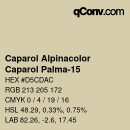 Farbcode: Caparol Alpinacolor - Caparol Palma-15 | qconv.com