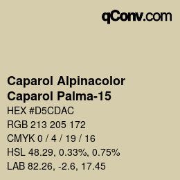 Código de color: Caparol Alpinacolor - Caparol Palma-15 | qconv.com