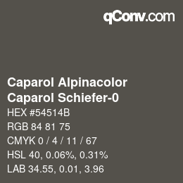 Farbcode: Caparol Alpinacolor - Caparol Schiefer-0 | qconv.com