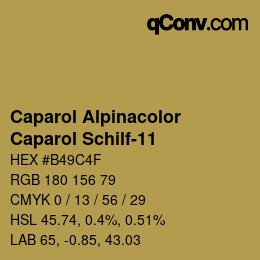 Código de color: Caparol Alpinacolor - Caparol Schilf-11 | qconv.com