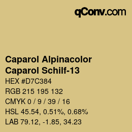 Código de color: Caparol Alpinacolor - Caparol Schilf-13 | qconv.com