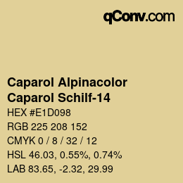 Código de color: Caparol Alpinacolor - Caparol Schilf-14 | qconv.com