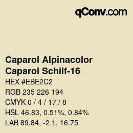 Código de color: Caparol Alpinacolor - Caparol Schilf-16 | qconv.com