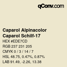 Farbcode: Caparol Alpinacolor - Caparol Schilf-17 | qconv.com