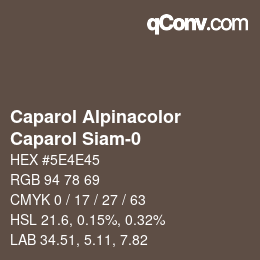 Farbcode: Caparol Alpinacolor - Caparol Siam-0 | qconv.com