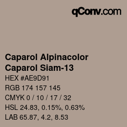 Código de color: Caparol Alpinacolor - Caparol Siam-13 | qconv.com