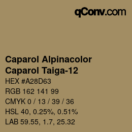 Color code: Caparol Alpinacolor - Caparol Taiga-12 | qconv.com