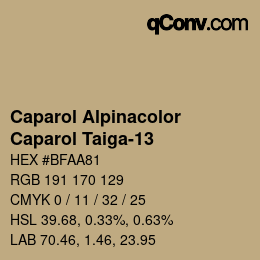 カラーコード: Caparol Alpinacolor - Caparol Taiga-13 | qconv.com