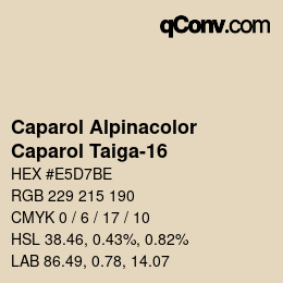 Code couleur: Caparol Alpinacolor - Caparol Taiga-16 | qconv.com